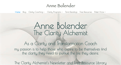 Desktop Screenshot of annebolender.com